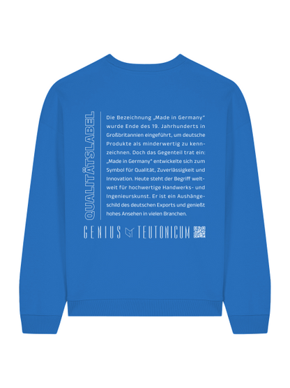 QUALITÄTSLABEL - SWEATSHIRT - BLAU