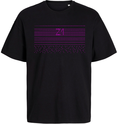 Z1 Oversize T-Shirt Schwarz – Vorderansicht – Genius Teutonicum