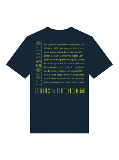 Z1 - T-SHIRT - SCHWARZ & TIEFBLAU