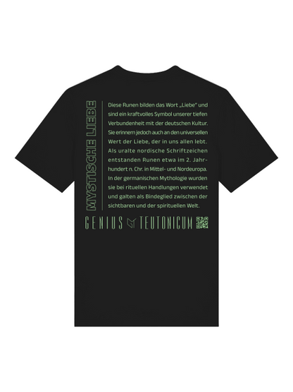 MYSTISCHE LIEBE - T-SHIRT - SCHWARZ & TIEFBLAU