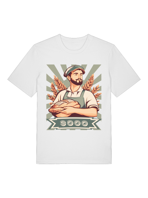 3000 BROTSORTEN - T-SHIRT - WEIß