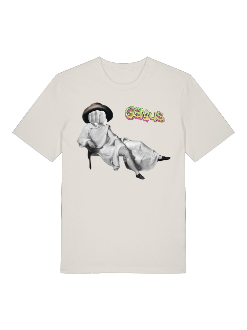 GOETHES FAUST - T-SHIRT - ECO, GRAUMELIERT, WEIß